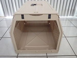 Nylabone 27"x20"x19" Medium Folding Pet Dog Carrier Crate Kennel Cage to 30 Lbs