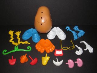 Lot 20 Mr Mrs Potato Head Accessories Eyes Nose Arms Glasses Feet Ears