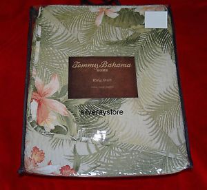 Tommy Bahama Tropical Orchid King Quilt