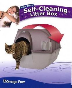 Omega Paw Large Self Cleaning Cat Kitty Litter Box