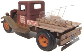 O Scale Finetrains Scratch Bashed Built 1934 Ford AAA Glass Truck On30 On3 1 43