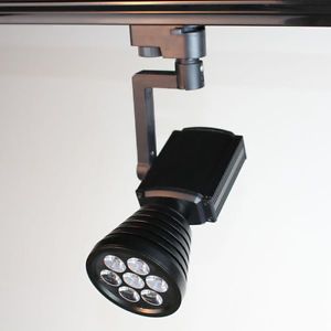 7W LED Track Spot Light Indoor Gallery Pure White Ceiling Fixtures Showroom Lamp