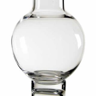 Glass Trumpet Pilsner Vases Mirror Style Clear 36"High Wedding Centerpieces
