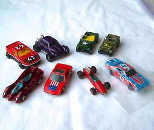 8 Vintage Toy Cars Ertl A Team Jeep Hot Wheels Corgi Tonka Majorette Fiero Lot