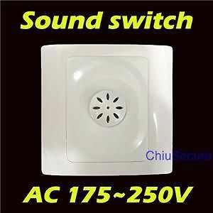 Wall Mount Sound Sensor Light Switch for Home Office