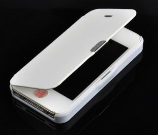 Fashion Plastic Magnetic Leather Flip Hard Full Book Case Cover for iPhone4 4S