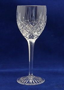 Stuart Crystal Shaftesbury Water Goblet or Large Wine Glass 8 5 8" Tall