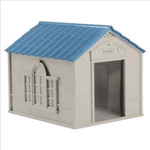 Extra Large Dog House All Weather Outdoor Pet w Roof Floor Fast SHIP New