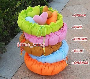 Pretty Dog Cat Bed House Sofa Kennel 5Colors Sale Pillow