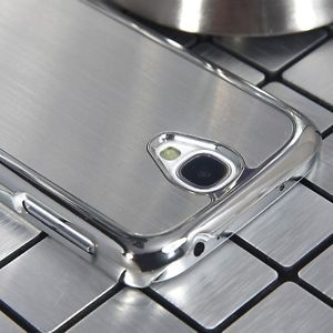 Luxury Brushed Aluminum Chrome Hard Case for Samsung Galaxy S4 IV I9500 Silver