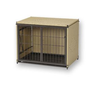 Side Load Dog Crate Medium Brown Small