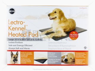 K H Lectro Kennel Outdoor Indoor Heated Dog Cat Pet Bed Mat Small Medium Large