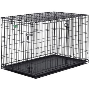 48" Double Door Icrate Dog Crate Kennel Cage with Divider Midwest 1548DD