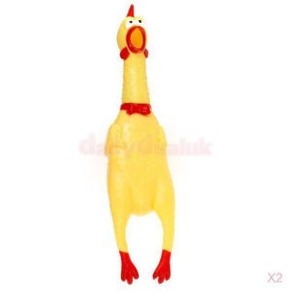 Rubber Shrilling Chicken Pet Dog Puppy Doggie Toy Screaming Toy New