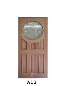 Brand New Mahogany Wood Front Doors Glass Exterior Door A 13