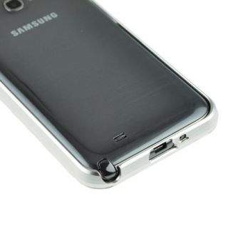Silver Tone Aluminum Metal Frame Bumper Case for Samsung Galaxy Note II 2 N7100