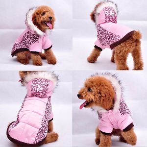 Autumn Winter Cute Pink Camo Dog Clothing Wear Coats Dog Jacket Sweater Clothes
