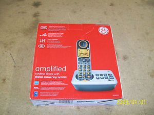 GE Large Easy Read Amplified Cordless Phone Answering System Caller ID 30542EE1