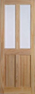 30 x 78 Pine Etched Effect Glazed Internal Door Pine Wood Doors Interior Doors