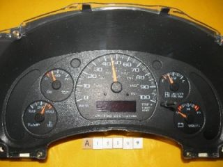 01 02 Chevy GMC Van Speedometer Instrument Cluster Dash Panel 201 564