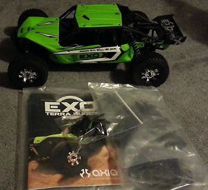 Brand New Axial Exo Terra Buggy Roller Chassis w Tires Body Wing Servo AX90024