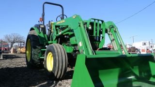 2002 John Deere 5320 Sync Shuttle with Loader and ROPS 64HP Great Condition