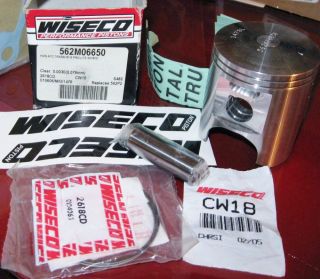 1987 88 1989 Honda TRX250R Fourtrax Wiseco Piston Kit 66 5mm 02 OS 562M06650