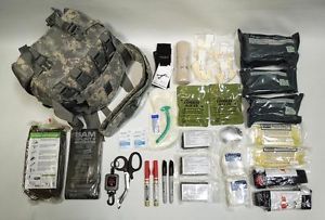US Army Issue ACU TC3 CLS Combat Casualty Care Life Saver Bag First Aid Kit IFAK