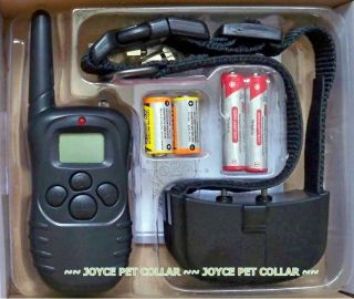 Pet Trainer New Two Dogs LED Collar Electronic Remote Training Collars LCD 300M
