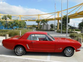 Restored 1965 Ford Mustang Coupe Red Auto Driven to FL from TX