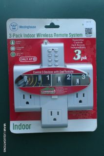 3-Piece Indoor/Outdoor Westinghouse Wireless Remote Control and Timer Combo Pack
