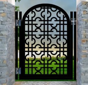 Contemporary Designer Metal Gate on Sale Garden Steel Wrought Iron Entry 4 Ft