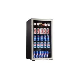 New Danby DBC120BLS 3 3 C ft Stainless Steel Beverage Center Refrigerator Cooler 067638900799