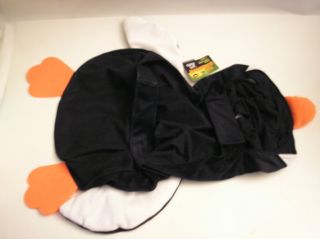 Penguin Dog Costume x Large New with Tags Top Paw Easy Care Penguin Hoodie