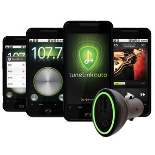 Tunelink Auto Bluetooth Car Audio Interface FM Transmitter for Android Devices
