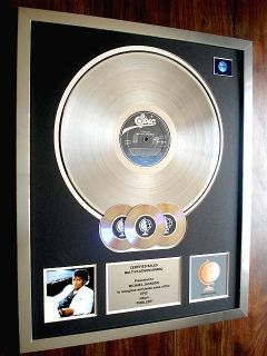 Michael Jackson Thriller Multi Platinum Disc Record Award Album