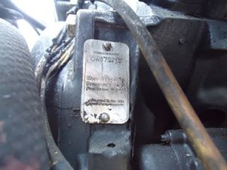 2007 Mercury Mercruiser 6 2 MPI Long Block Engine Light Fire Damage