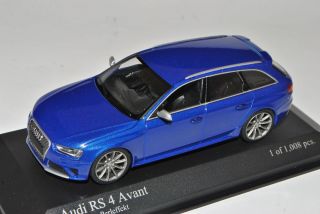 Audi A4 Avant, schwarz, 2012, Modellauto, Fertigmodell, Minichamps 1:43