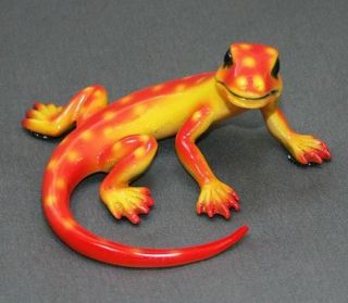 "Round Lizard Gecko" Ed Sculpture by Barry Stein