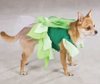 Pet Dog Fairy Costume Zack Zoey Fairy Tails Green Dog Halloween Costume XS L