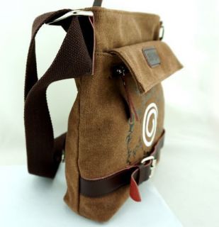 Naruto Uzumaki Messager Shoulder Bag Seal Logo Cosplay Canvas Handbag New