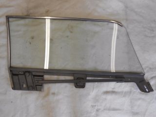 67 68 Mustang Coupe Door Glass Clear LH Driver Side Used