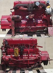 International Good Running Engine 263 6 Cylinder Gas 615 Combine Test Ran 5 29