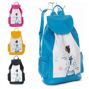 Women Girl Cute Korean Style Shoulders Bag Backpack Leisure Bags