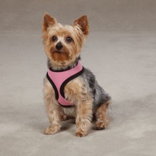 Casual Canine Pastel Soft Mesh Dog Harness Collar XS XL Pink