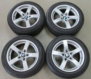 4 2007 BMW 530i Wheels Tires Michelin 225 50 R17 Tires Wheels BMW 530i