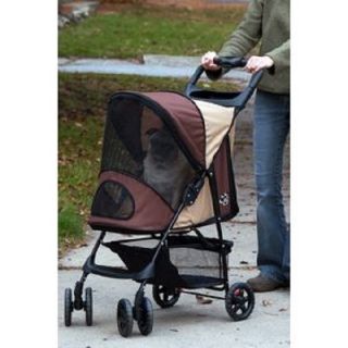 New Premium Designer Pet Gear Happy Trails Stroller Dog Cat Puppy Travel Safety