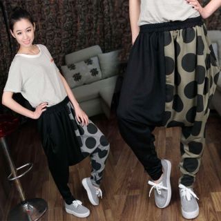 New Fashion Trendy Womens Girls Hip Hop Casual Collapse Crotch Harem Pants