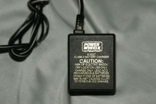 Power Wheels 6V Battery Charger Adapter 00801 0975