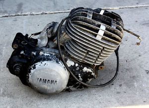 1978 Yamaha YZ400 Engine Motor Parts Cylinder Complete Piston Head Case